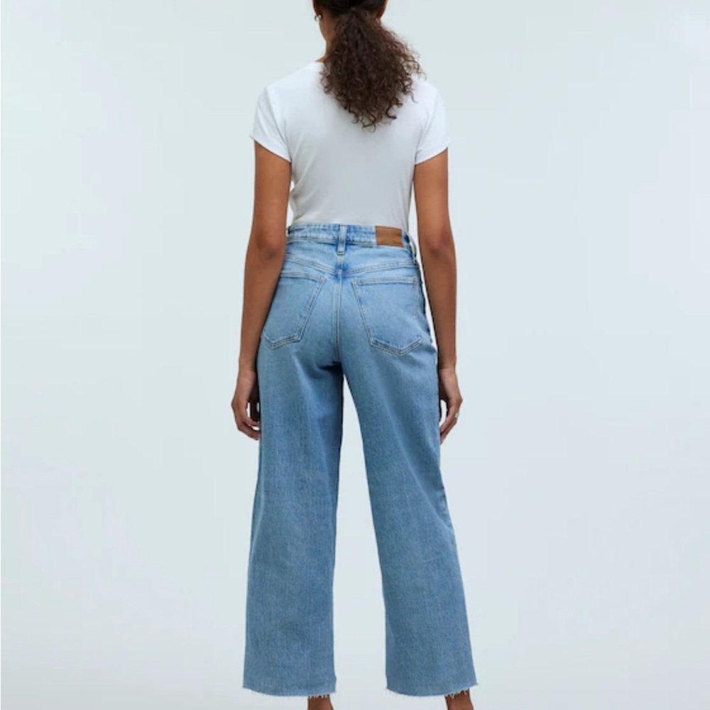 Madewell Light Blue Flare & Wide Leg Jeans - Picture 3 of 6